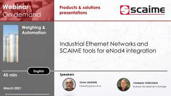 Ethernet industriel et outils d'intégration pour SCAIME eNod4